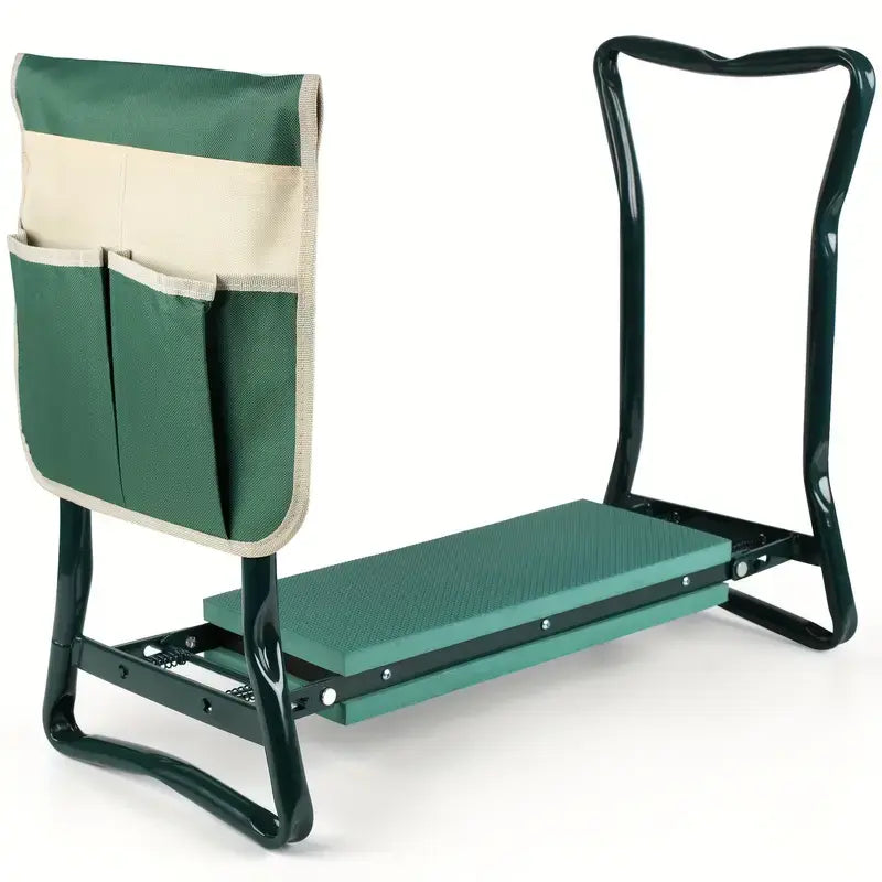 Silla de jardinería mejorada y cojín de rodilla suave, reforzado y ensanchado