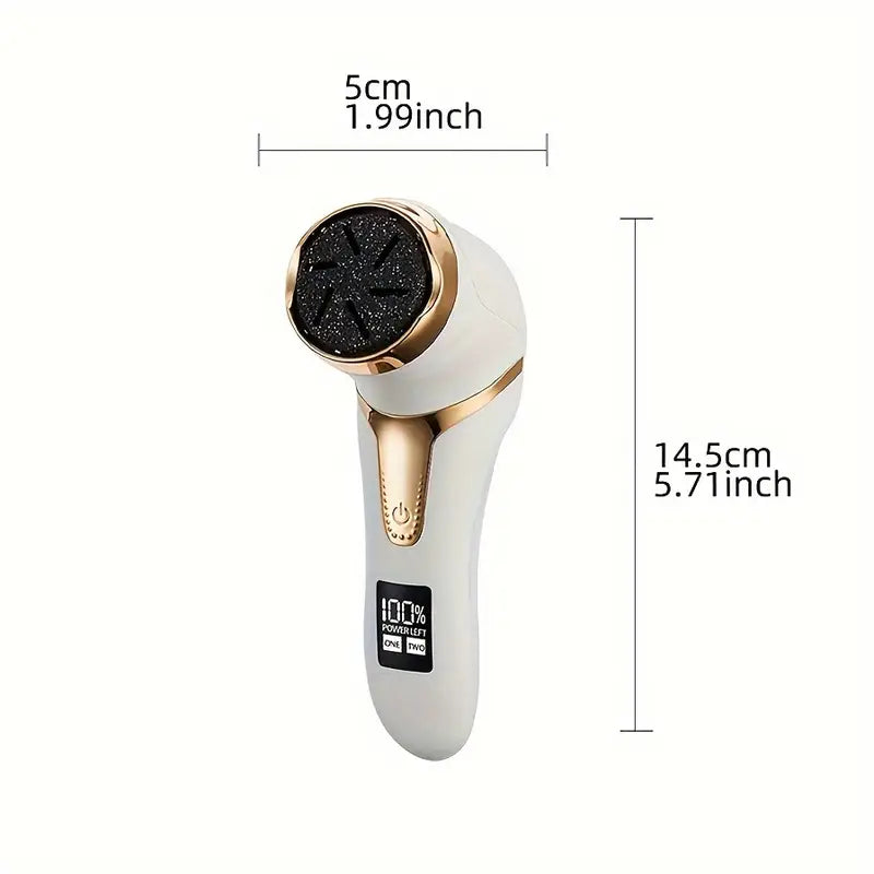 Herramienta de pedicura portátil recargable para el cuidado profesional de los pies, IPX6 resistente al agua