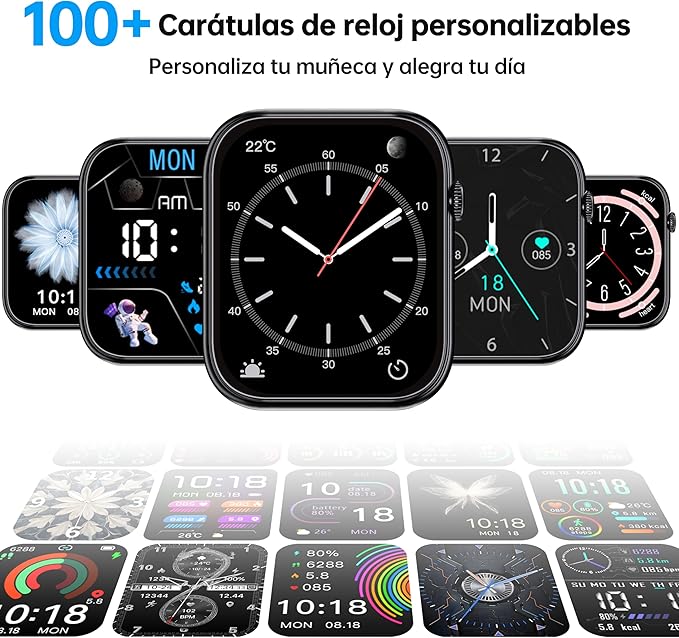 OUKITEL Reloj Inteligente Hombre Mujer, Smartwatch