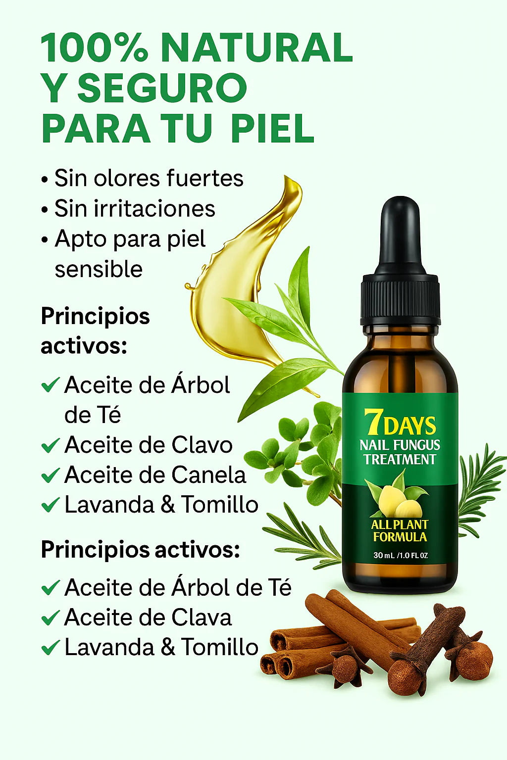 Fungiclear 7™ - TRATAMIENTO ANTI HONGOS 7 DÍAS 100% NATURAL