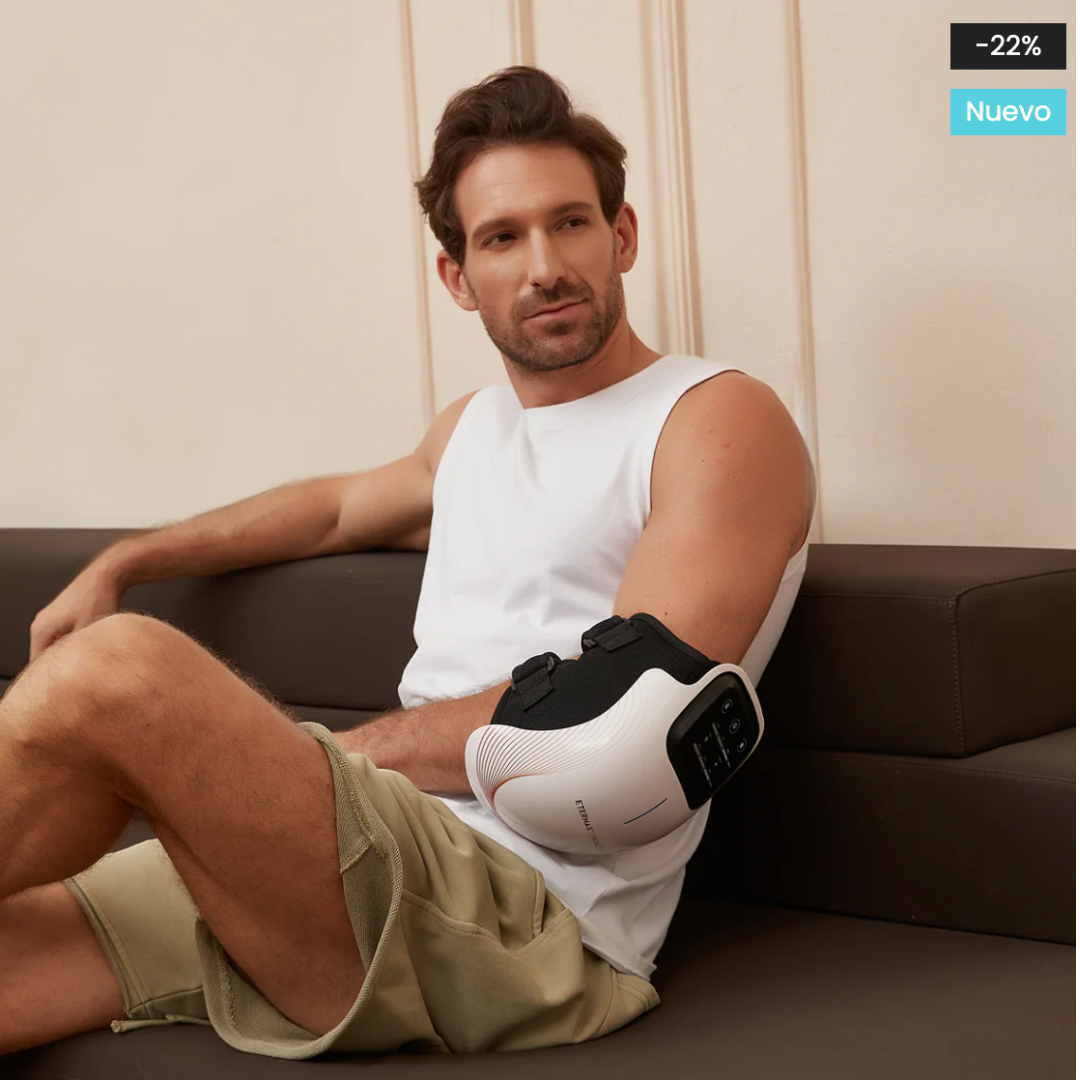 Masajeador de Rodilla Inalámbrico | Alivio del Dolor Articular por Infrarrojos, Calor, Láser y Vibración