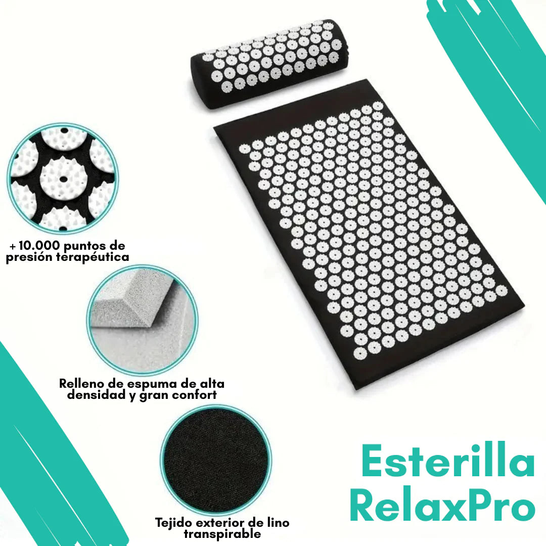 Esterilla RelaxPro – Set de Acupresión con Almohada