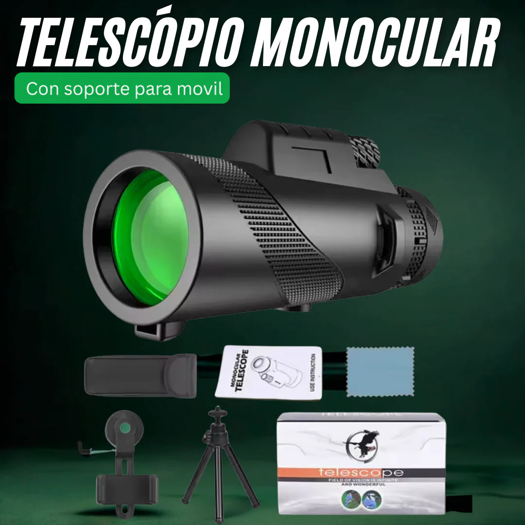 Telescopio Monocular con Soporte