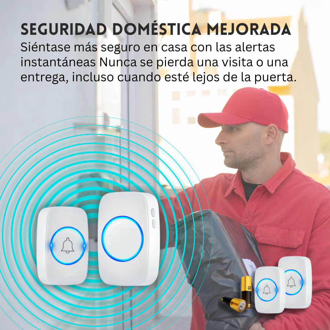 LuzCampana - Proteja a sus seres queridos con el timbre inalámbrico inteligente