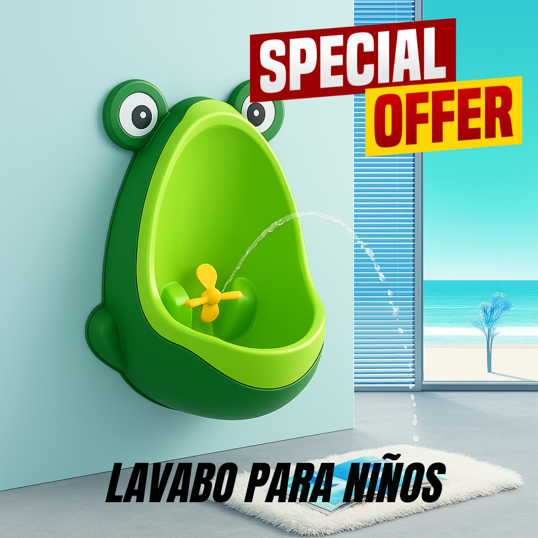 Lavabo para niños aprender sus primeras veces
