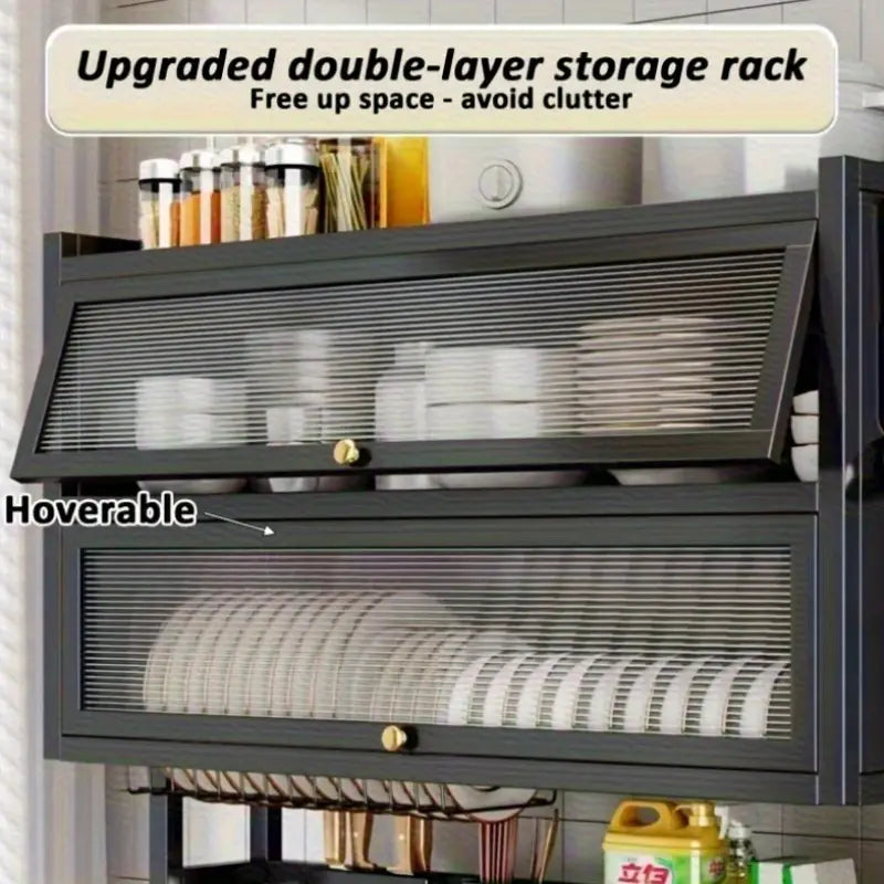 Organizador de fregadero de cocina de gran capacidad para ahorrar espacio para platos, tazas y utensilios