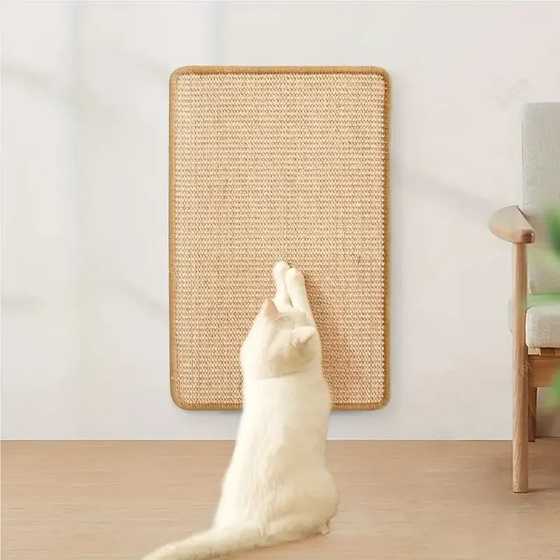 Raspar de gato con diseño ergonómico para descansar en el sofá de manera segura, ejercitarse y rascarse