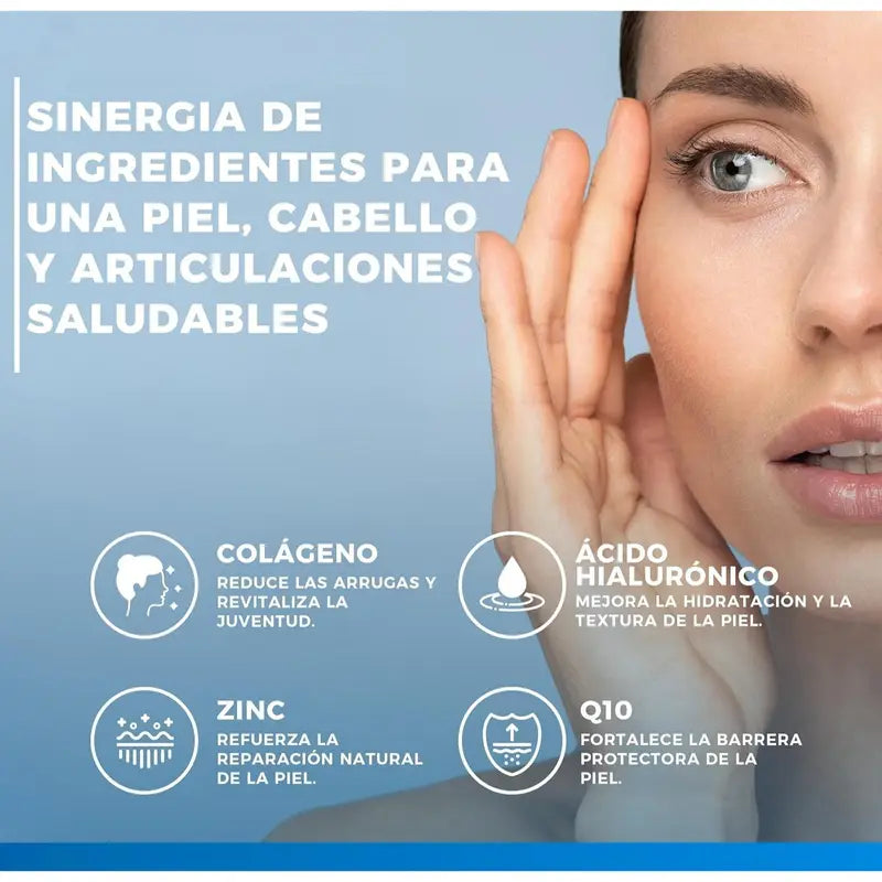 Colágeno y Ácido Hialurónico 180 Comprimidos