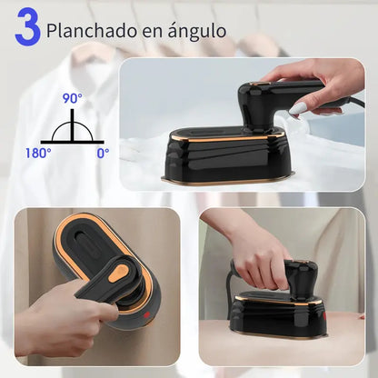 Plancha de vapor portátil para ropa, 1200W, 2 en 1, planchado y vapo