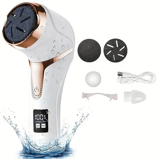 Herramienta de pedicura portátil recargable para el cuidado profesional de los pies, IPX6 resistente al agua