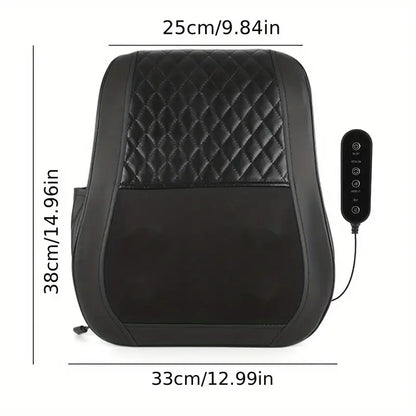 Compresor de calor + masajeador de espalda 3D, se adapta al cuello, hombros, espalda, piernas, curvas