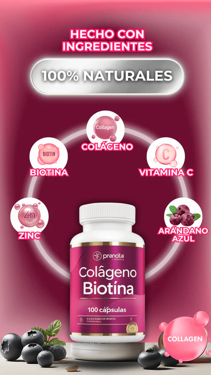 Colageno con Biotina Pro 100% Natural