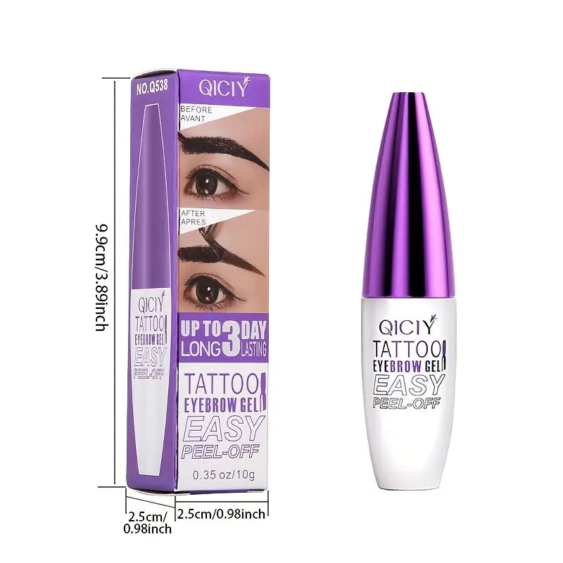 Gel de Teñido para Cejas Semipermanente Impermeable - Duradero y Resistente