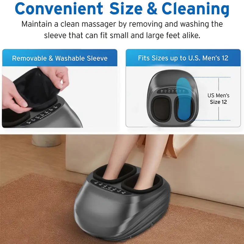 Máquina de Masaje Shiatsu para Pies, Amasado Profundo, Relaja Musculos Cansados y Plantar,