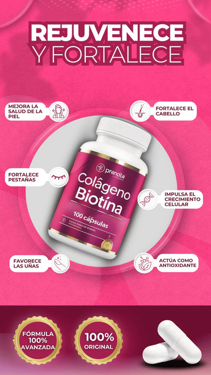 Colageno con Biotina Pro 100% Natural