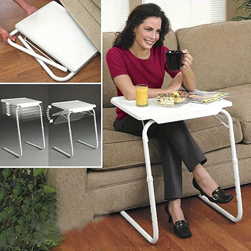 Tabla Plegable de Altura Ajustable para Bandeja