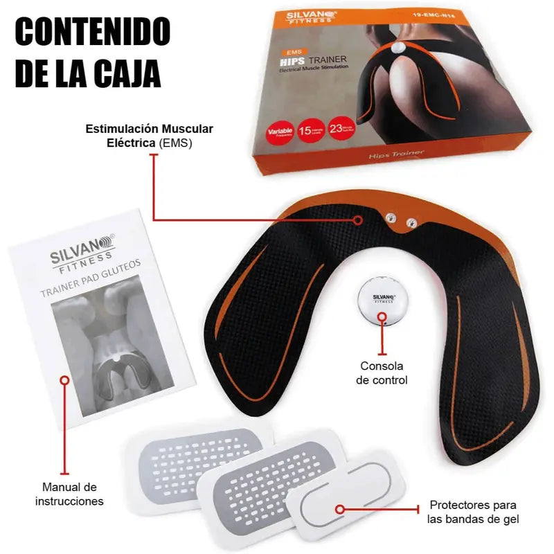 Electro estimulador de Gluteos Pro EMS – Tonifica y Realza con Tecnología de Impulsos Eléctricos