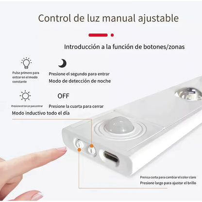 ¡PROMO 3X1! Barra Led con Sensor Movimiento 3en1