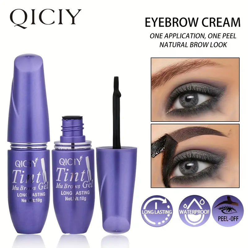 Gel de Cejas 4 Colores Semi-permanente Tintable Retirable