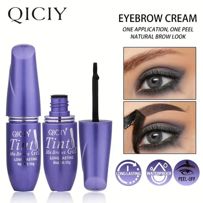 Gel de Cejas 4 Colores Semi-permanente Tintable Retirable