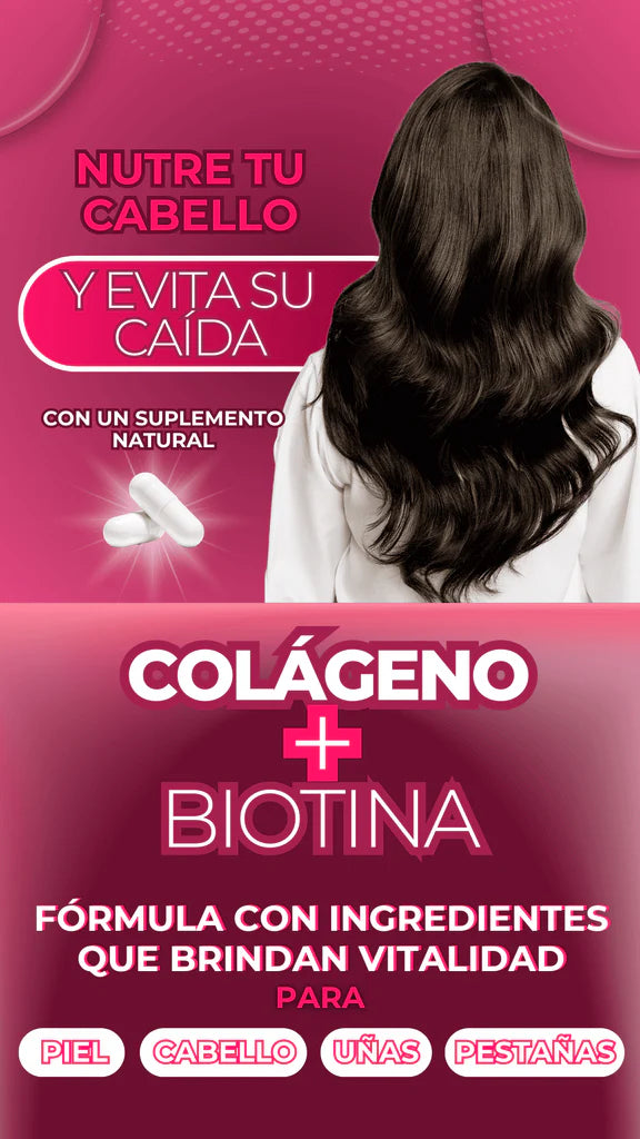 Colageno con Biotina Pro 100% Natural