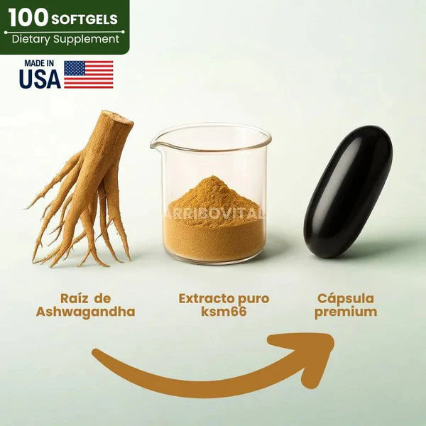 Ashwagandha KSM-66 - Tu aliado Natural contra el Estrés