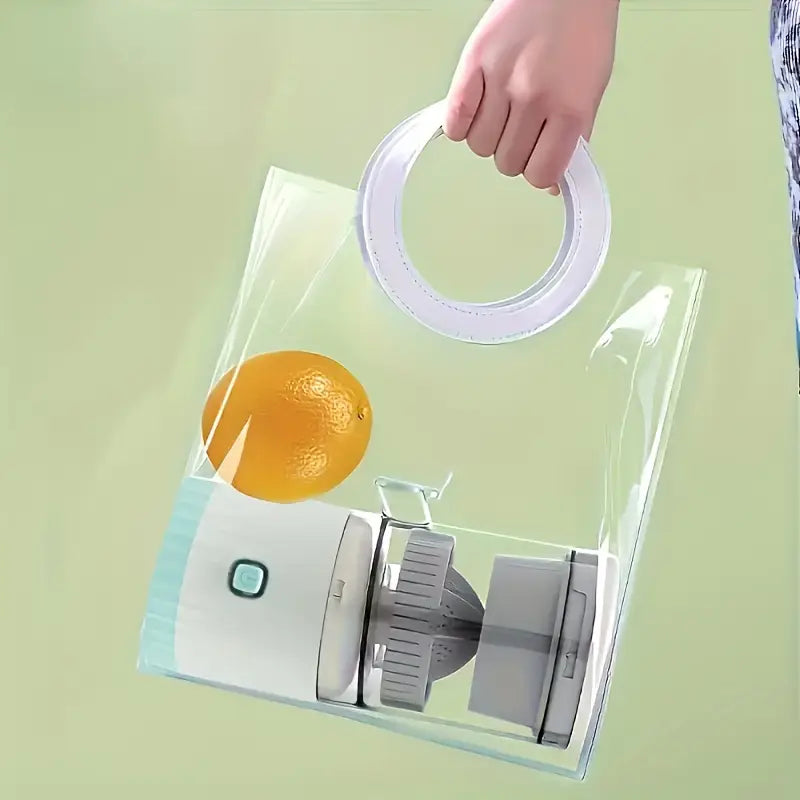 Exprimidor de Cítricos Portátil Multifuncional, Exprimidor Automático de Frutas con Batería Recargable