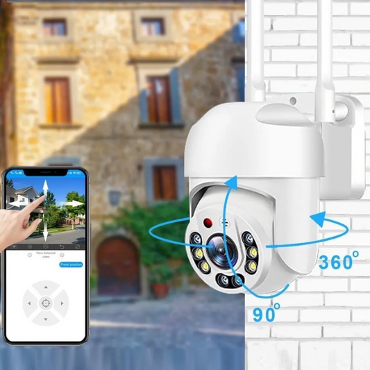 Camara ip domo 360 grados 2 antenas