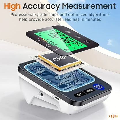 Monitores de presión arterial para uso doméstico, máquina de presión arterial digital con pantalla de hipertensión
