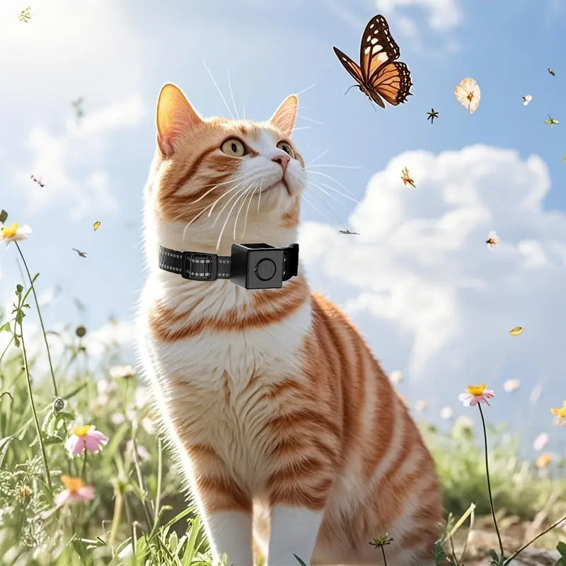Collar Cámara Inalámbrico para Mascotas de 1080P para Gatos y Perros
