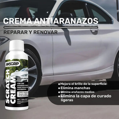 Kit de Reparación de Rayones para Autos, Cera y Pasta para Eliminar Arañazos