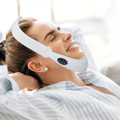 Masajeador de Lifting Facial en Forma de V, Dispositivo de Modelado Facial Recargable por USB