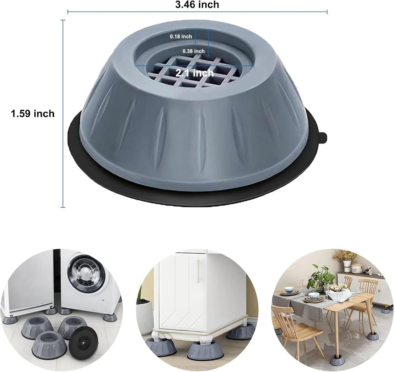Estable - Proporcione a sus electrodomésticos y muebles el apoyo estable que merecen