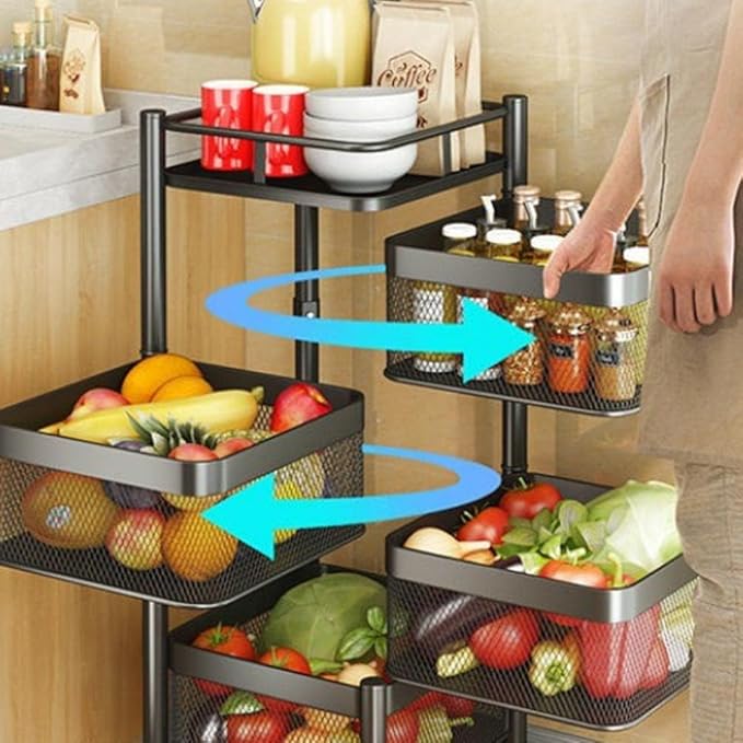 Carrito Auxiliar con Ruedas - Gran Capacidad