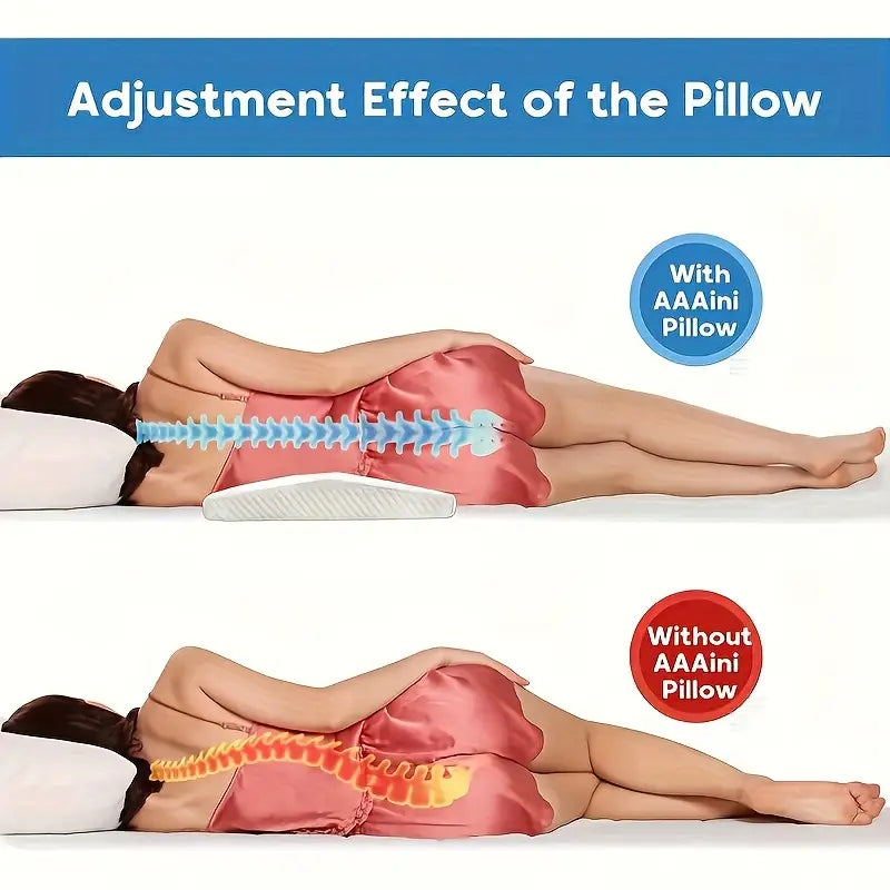 Almohada de Soporte Ergonómica para Piernas, Rodillas, Parte Baja de la Espalda y Cabeza