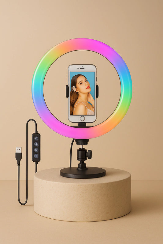 Aro De Luz 30cm Rgb