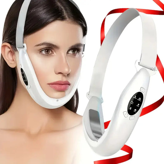 Masajeador de Lifting Facial en Forma de V, Dispositivo de Modelado Facial Recargable por USB