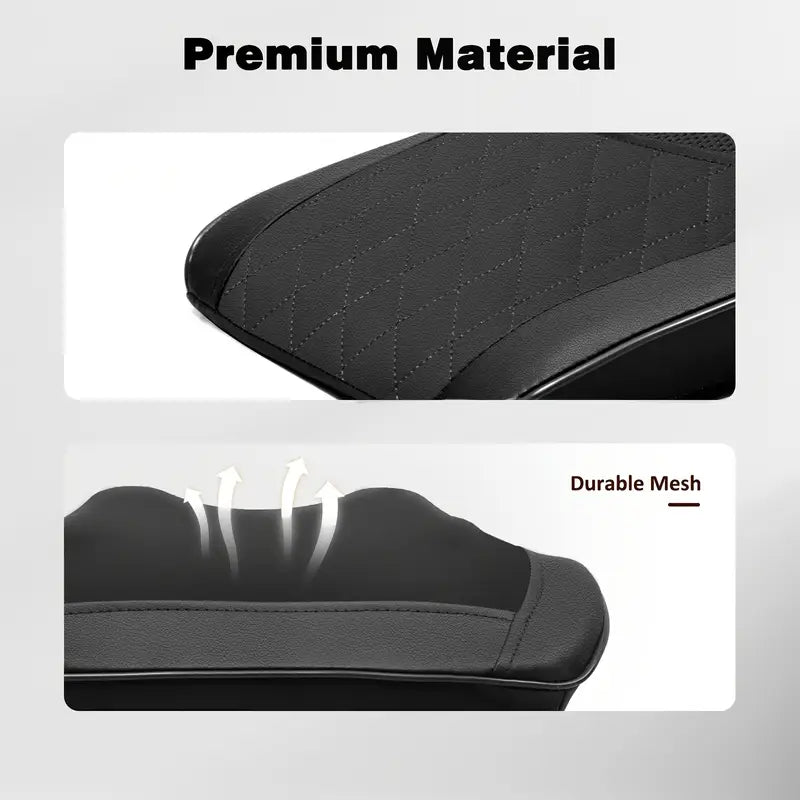 Un dispositivo con función de calefacción para masaje de cuello y hombros - con funciones de presión, rodado y vibración