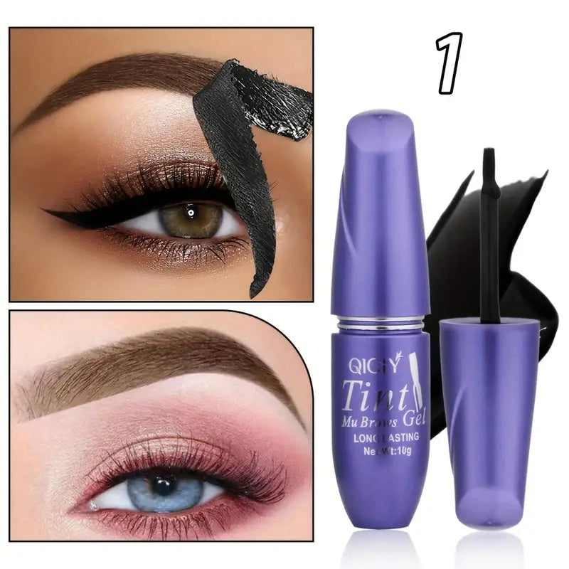 Gel de Cejas 4 Colores Semi-permanente Tintable Retirable
