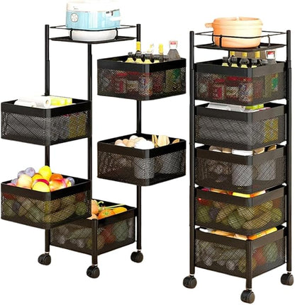 Carrito Auxiliar con Ruedas - Gran Capacidad