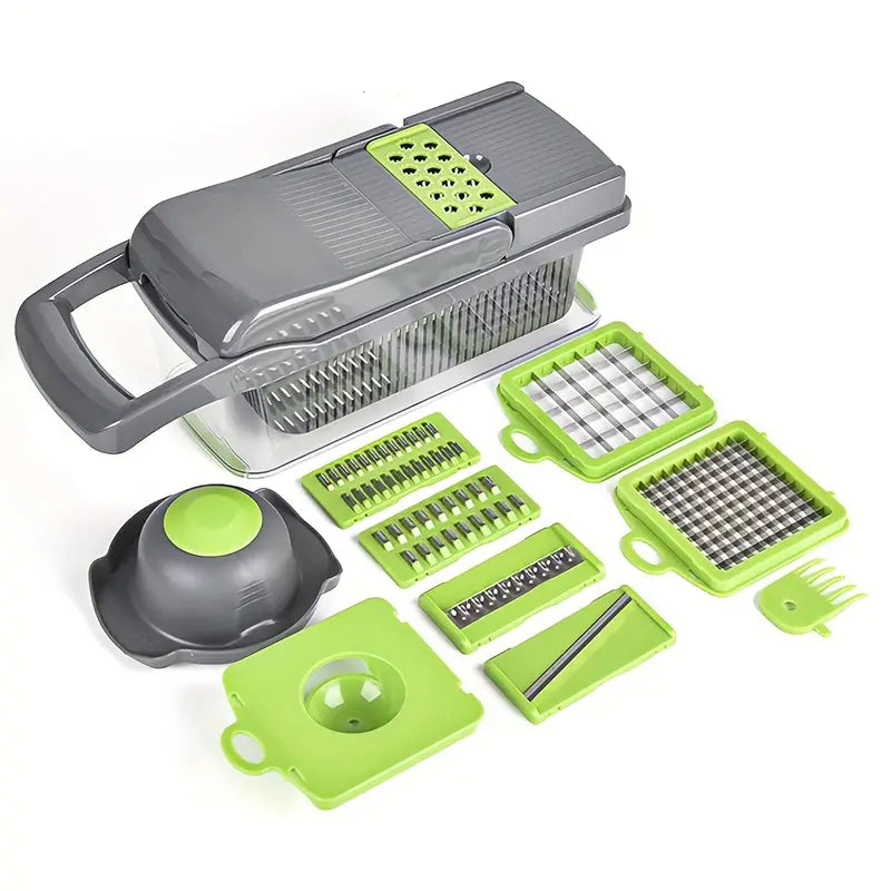 1 Set, 22 en 1/ 15 en 1, Picadora de verduras, Cortadora de frutas multifuncional