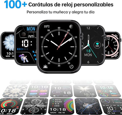 OUKITEL Reloj Inteligente Hombre Mujer, Smartwatch