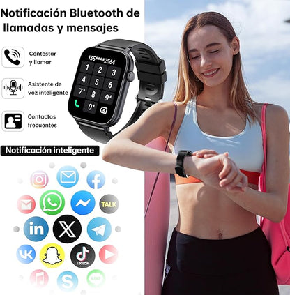 OUKITEL Reloj Inteligente Hombre Mujer, Smartwatch