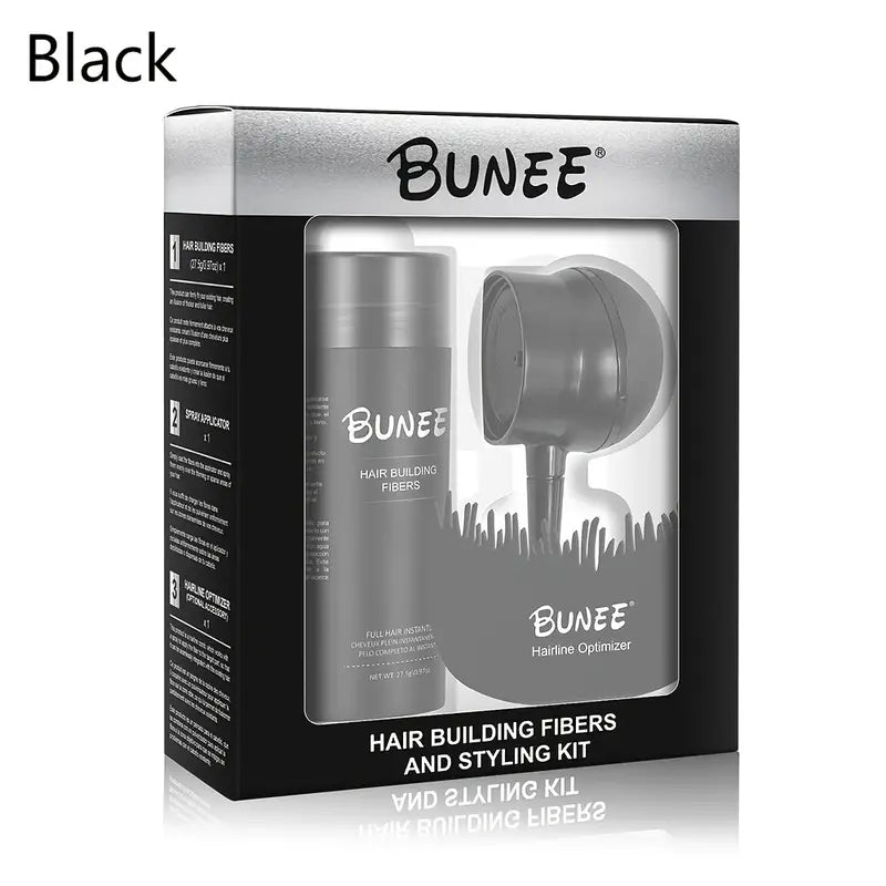 Conjunto de Fibra Capilar con Riego Nutritivo para la Raíz del Cabello y Spray para el Cuidado de la Barba