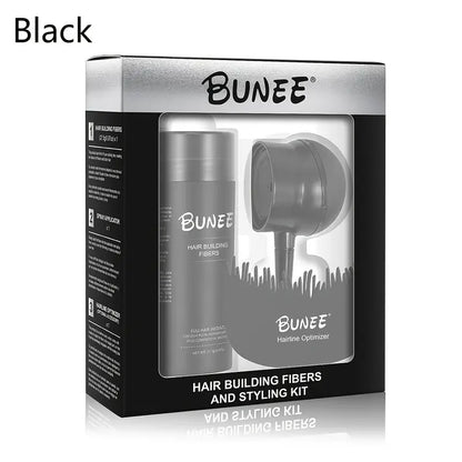 Conjunto de Fibra Capilar con Riego Nutritivo para la Raíz del Cabello y Spray para el Cuidado de la Barba