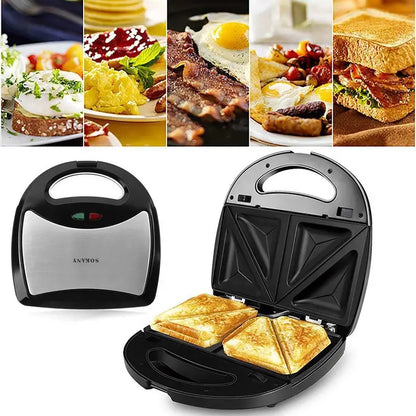 Sandwichera electrica 750W, tostadora y grill