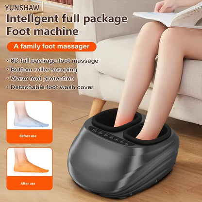 Máquina de Masaje Shiatsu para Pies, Amasado Profundo, Relaja Musculos Cansados y Plantar,