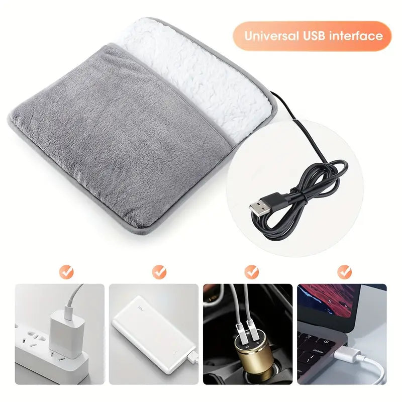 Calentador de Pies Eléctrico con Alimentación USB