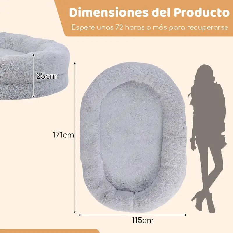 Cama para Mascotas y Personas Adultos