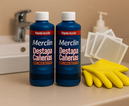 OFERTA ESPECIAL" : 2x1 en Destapacañerías + 3 rejillas Atrapapelos de regalo + guantes reforzados ¡ SOLO POR ESTA SEMANA !